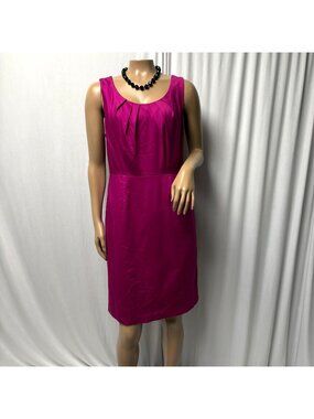 Mossimo Sleeveless Pink Dress Womens Size 10 Knee Length Lined Sheath NEW